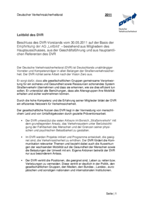 Vorschaubild der PDF-Datei Leitbild des DVR