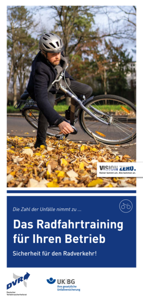 Vorschaubild der PDF-Datei Flyer „Das Radfahrtraining für Ihren Betrieb“