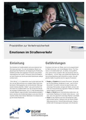 Vorschaubild der PDF-Datei Praxishilfen zur Verkehrssicherheit: Emotionen