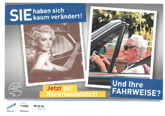 Vorschaubild der PDF-Datei Plakat „Jetzt zur Rückmeldefahrt!“ (Motiv Frau)