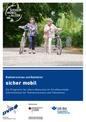 Vorschaubild der PDF-Datei Broschüre „sicher mobil: Radfahrerinnen und Radfahrer“